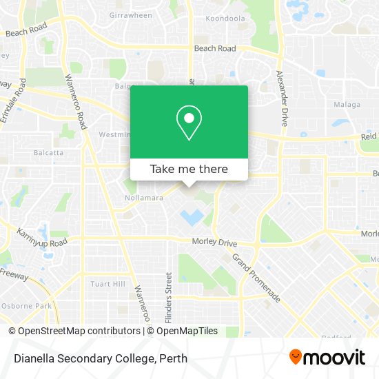 Dianella Secondary College map