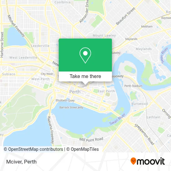 Mapa Mciver