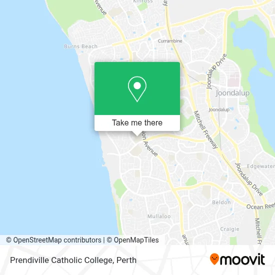 Mapa Prendiville Catholic College