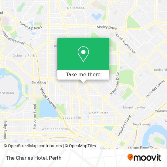 The Charles Hotel map