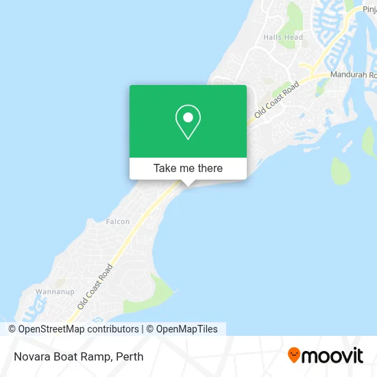 Mapa Novara Boat Ramp