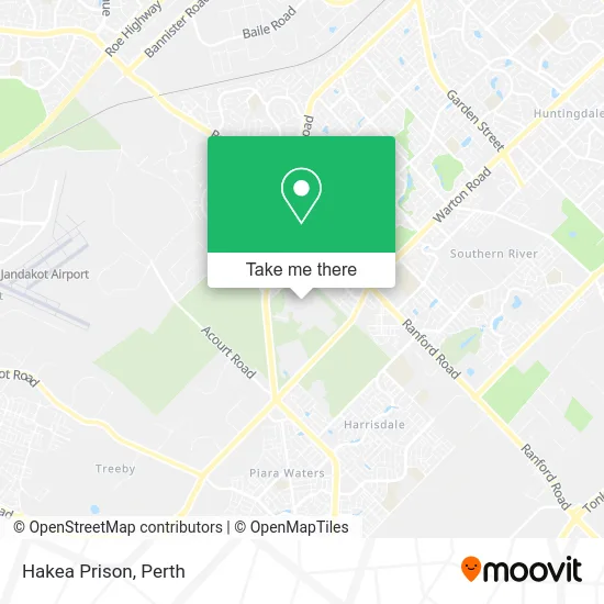 Mapa Hakea Prison