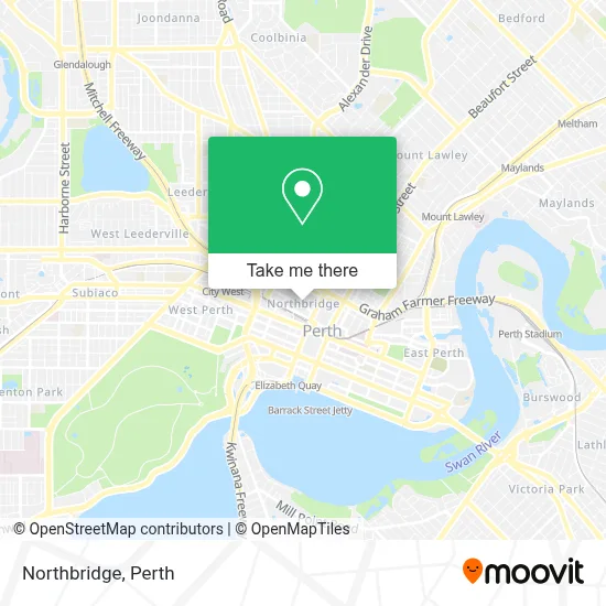Northbridge map