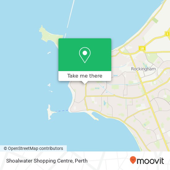 Mapa Shoalwater Shopping Centre