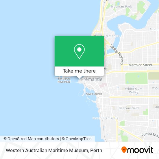 Mapa Western Australian Maritime Museum