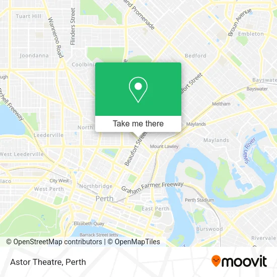 Astor Theatre map