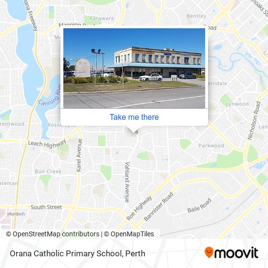 Orana Catholic Primary School map