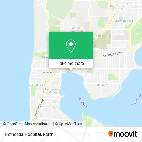 Mapa Bethesda Hospital