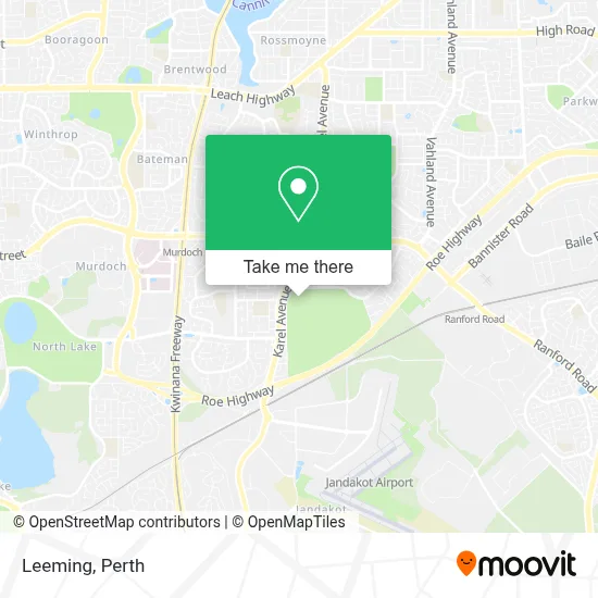Leeming map