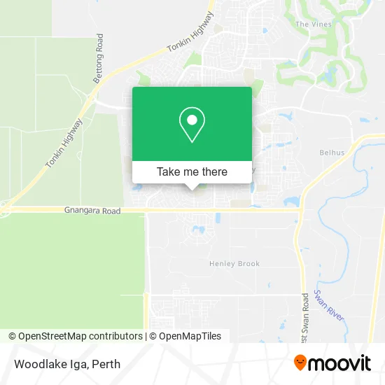 Woodlake Iga map