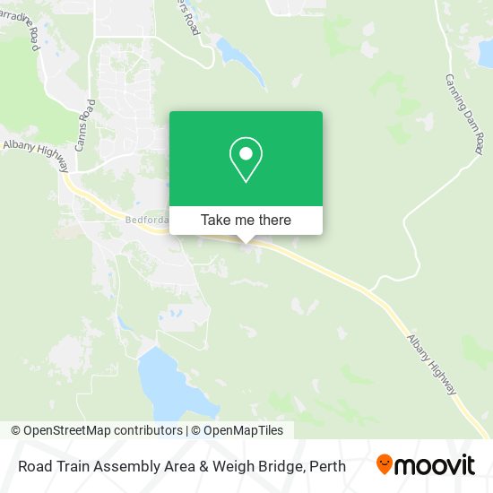 Road Train Assembly Area & Weigh Bridge map