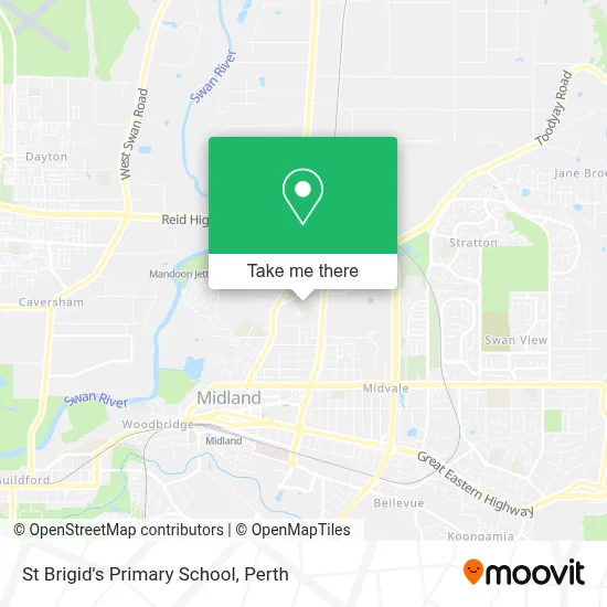 Mapa St Brigid's Primary School