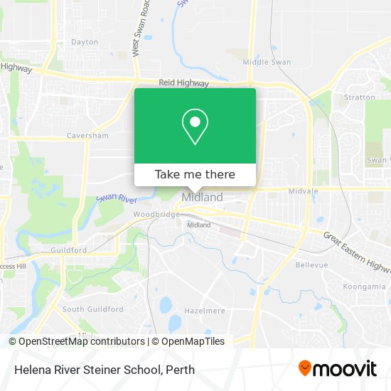 Helena River Steiner School map