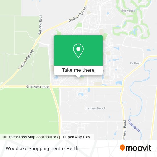 Mapa Woodlake Shopping Centre