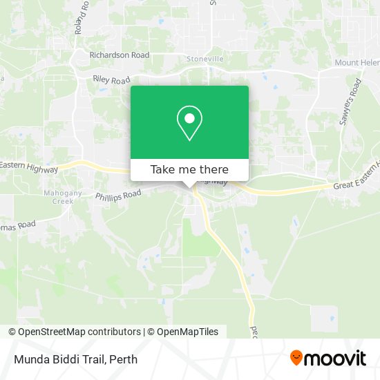 Munda Biddi Trail map