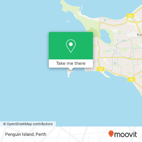 Mapa Penguin Island