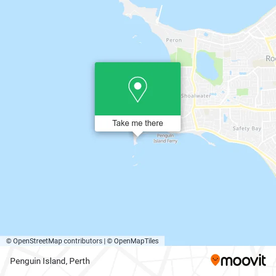 Mapa Penguin Island