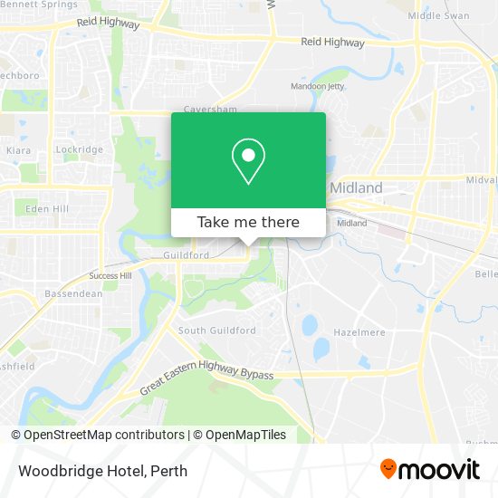 Woodbridge Hotel map