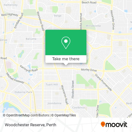 Woodchester Reserve map
