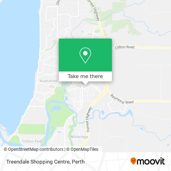 Mapa Treendale Shopping Centre