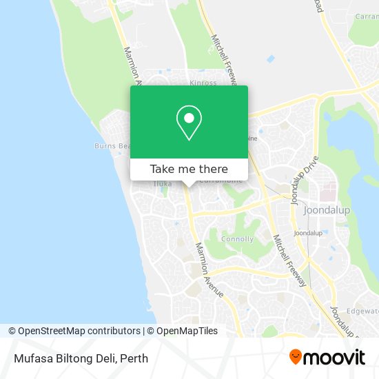 Mufasa Biltong Deli map