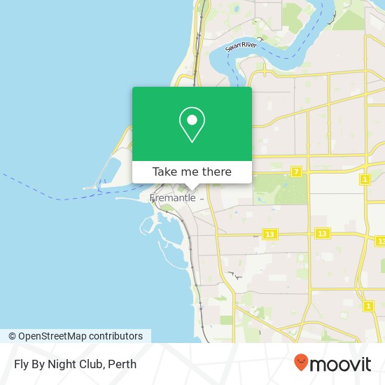 Mapa Fly By Night Club