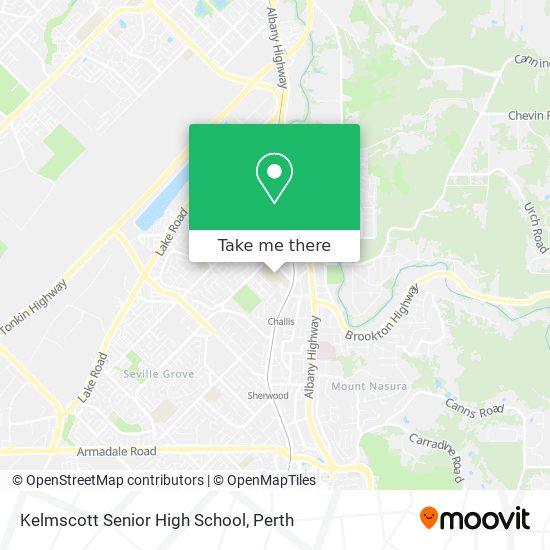 Kelmscott Senior High School map