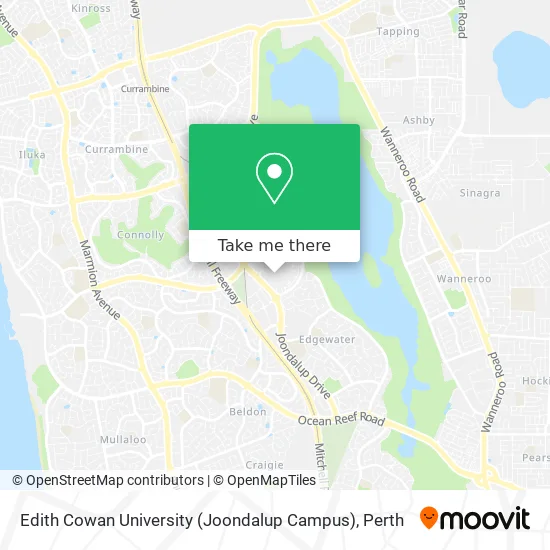 Ecu Joondalup Campus Map How To Get To Edith Cowan University (Joondalup Campus) By Bus Or Train?