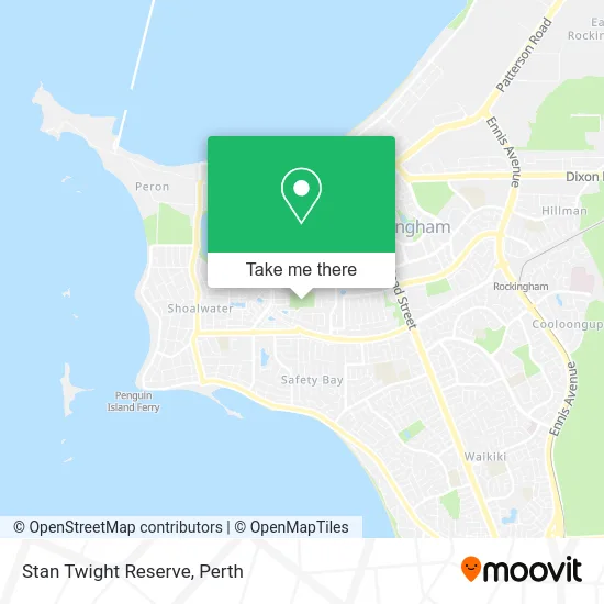 Mapa Stan Twight Reserve