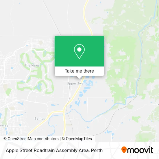 Apple Street Roadtrain Assembly Area map