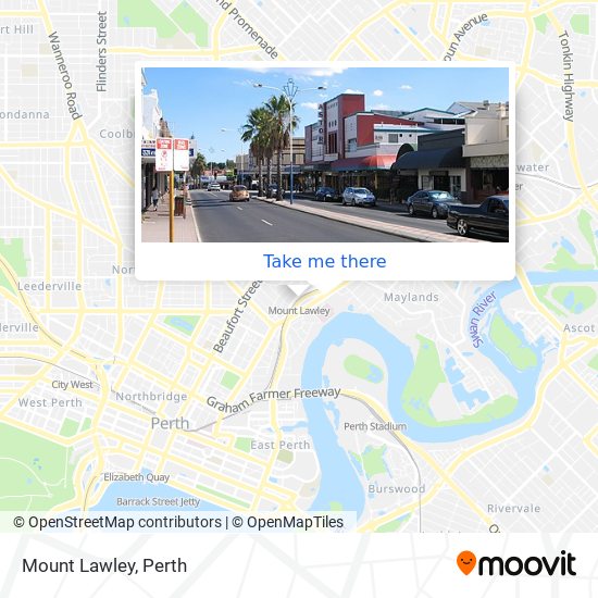 Mapa Mount Lawley