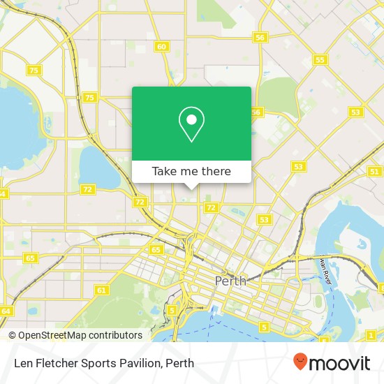 Mapa Len Fletcher Sports Pavilion