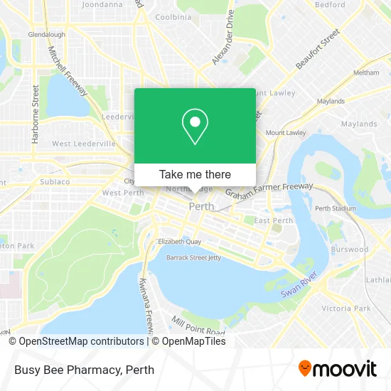 Mapa Busy Bee Pharmacy