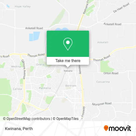 Mapa Kwinana