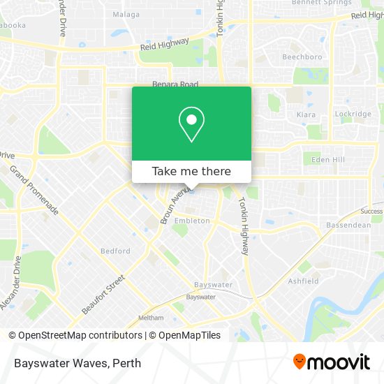 Bayswater Waves map