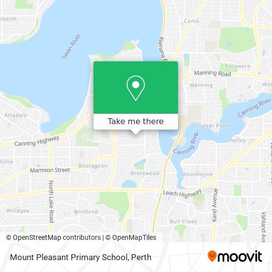 Mapa Mount Pleasant Primary School