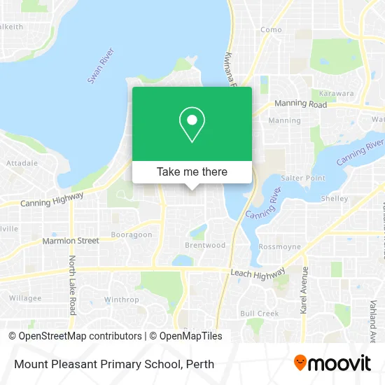 Mapa Mount Pleasant Primary School