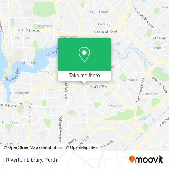 Riverton Library map