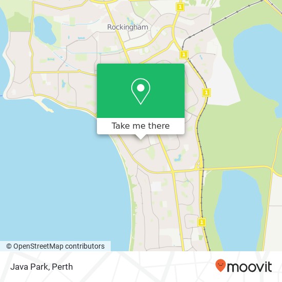 Mapa Java Park
