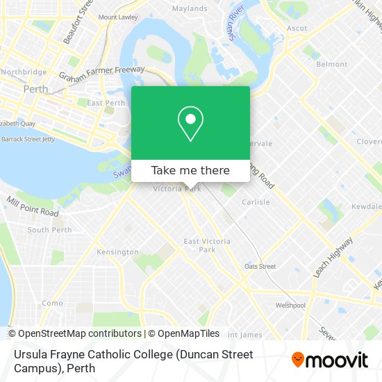 Mapa Ursula Frayne Catholic College (Duncan Street Campus)