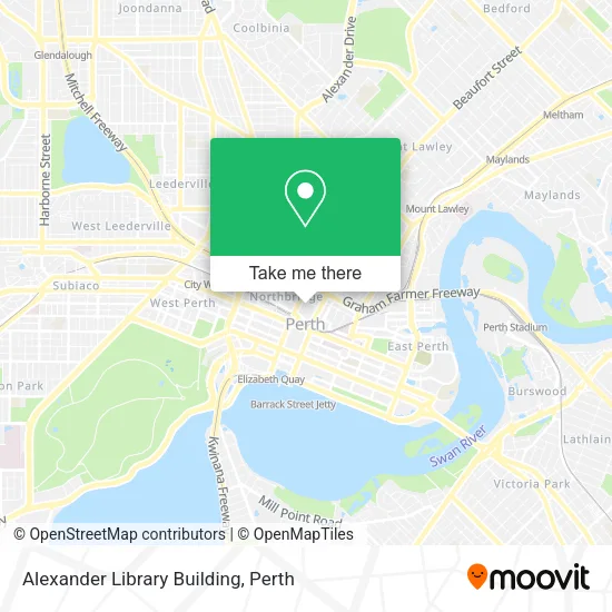 Alexander Library Building map