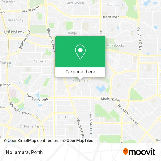 Nollamara map