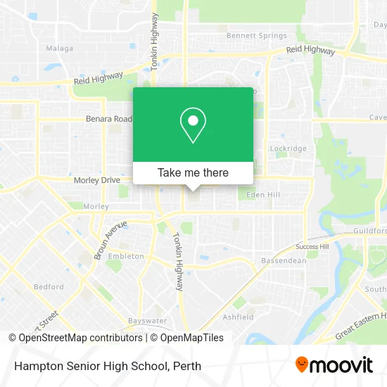 Hampton Senior High School map
