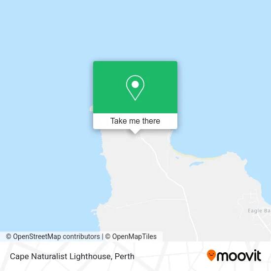 Mapa Cape Naturalist Lighthouse