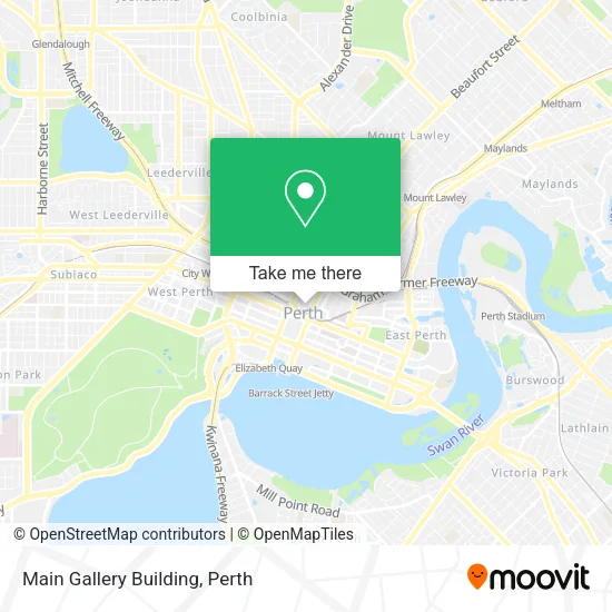 Main Gallery Building map