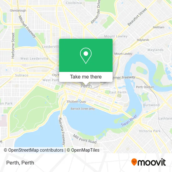 Perth map