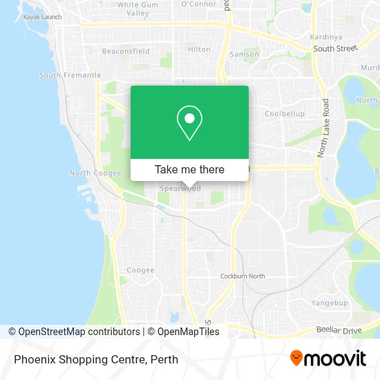Mapa Phoenix Shopping Centre