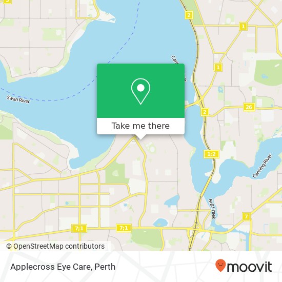 Mapa Applecross Eye Care