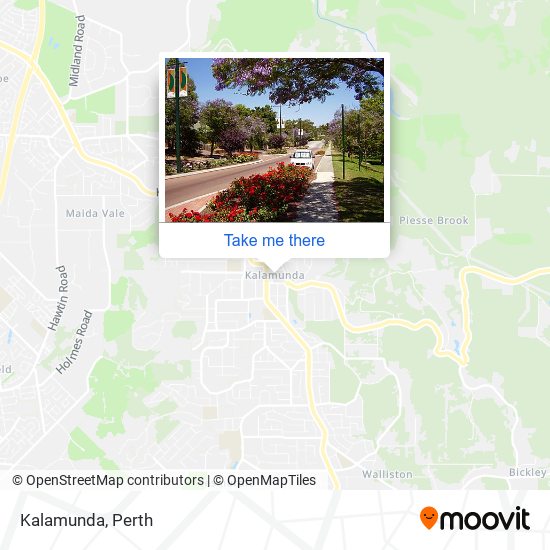 Kalamunda map