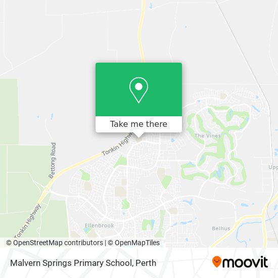Malvern Springs Primary School map